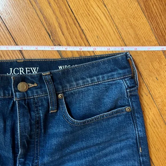 J.Crew High-Rise Denim Trouser Jean 28T - Picture 5 of 8
